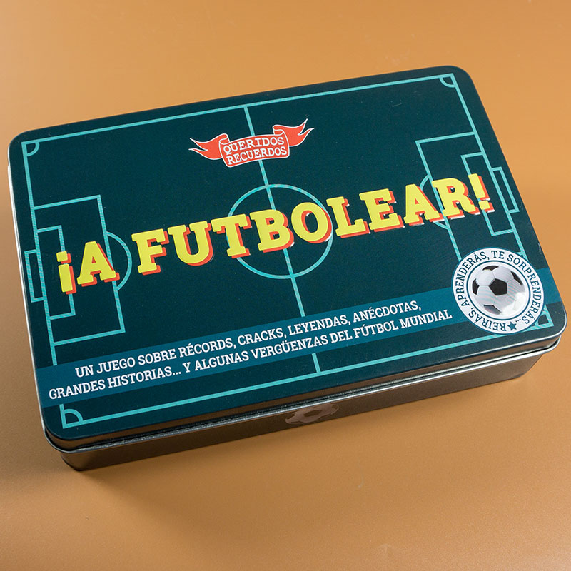 Regalos personalizados: Rebajas: Juego ¡A futbolear! con tarjeta personalizada
