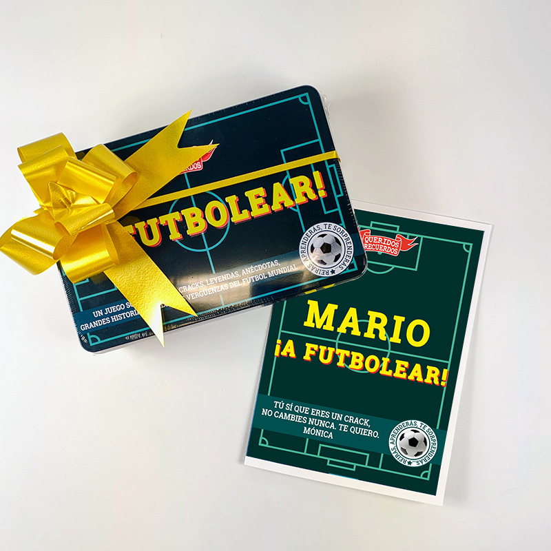 Regalos personalizados: Regalos con nombre: Juego ¡A futbolear!