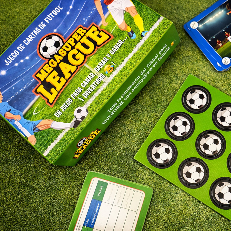 Regalos personalizados: Juego de Cartas de F&uacute;tbol Megasuper League: Juego de Cartas de F&uacute;tbol Megasuper League