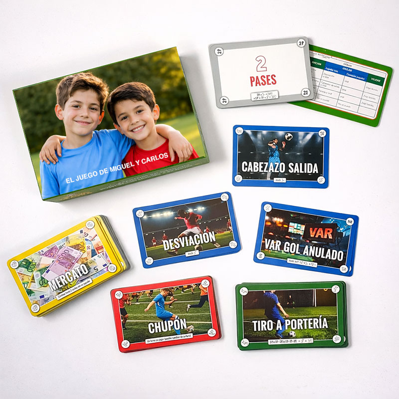 Regalos personalizados: Rebajas: Juego de F&uacute;tbol Megasuper League personalizado