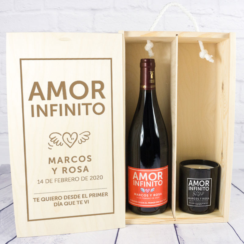 Regalos personalizados: Kits regalo: Kit Amor Infinito personalizado