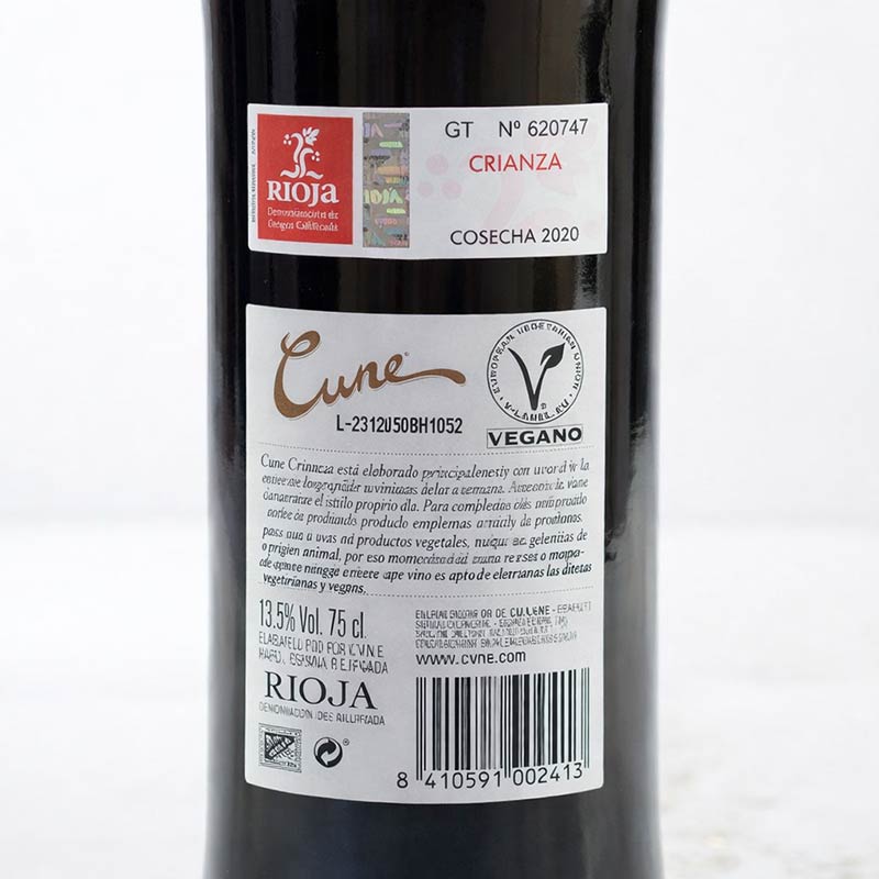 Regalos personalizados: Kits regalo: Kit con Vino Cune Crianza con caja impresa