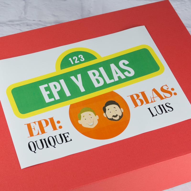 Regalos personalizados: Regalos con nombre: Kit 'Epi y Blas' personalizado
