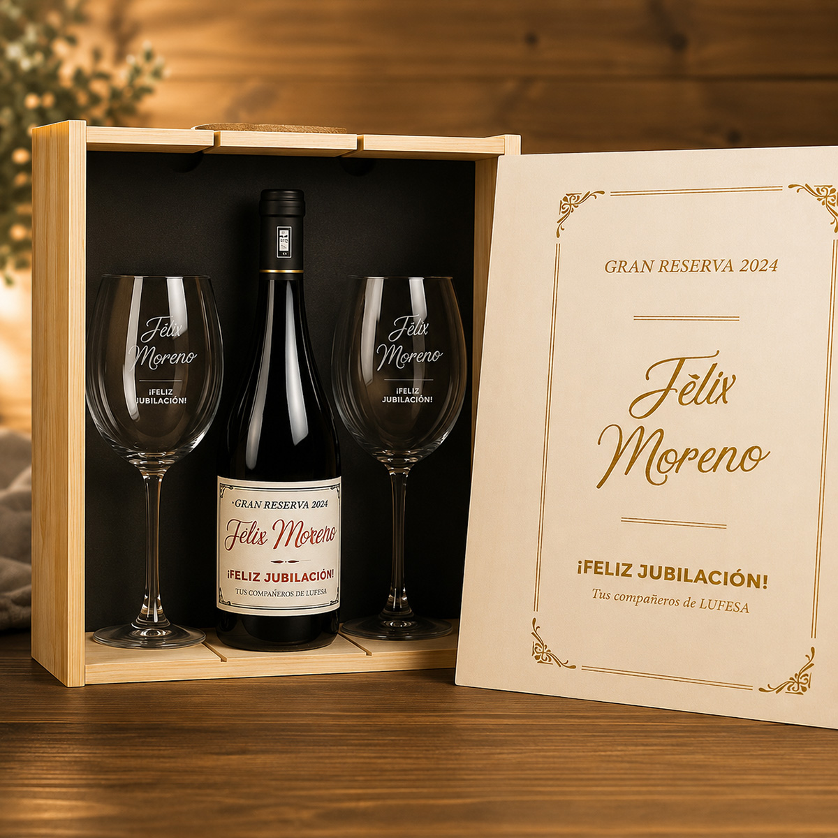 Kit Feliz jubilaci&oacute;n personalizado