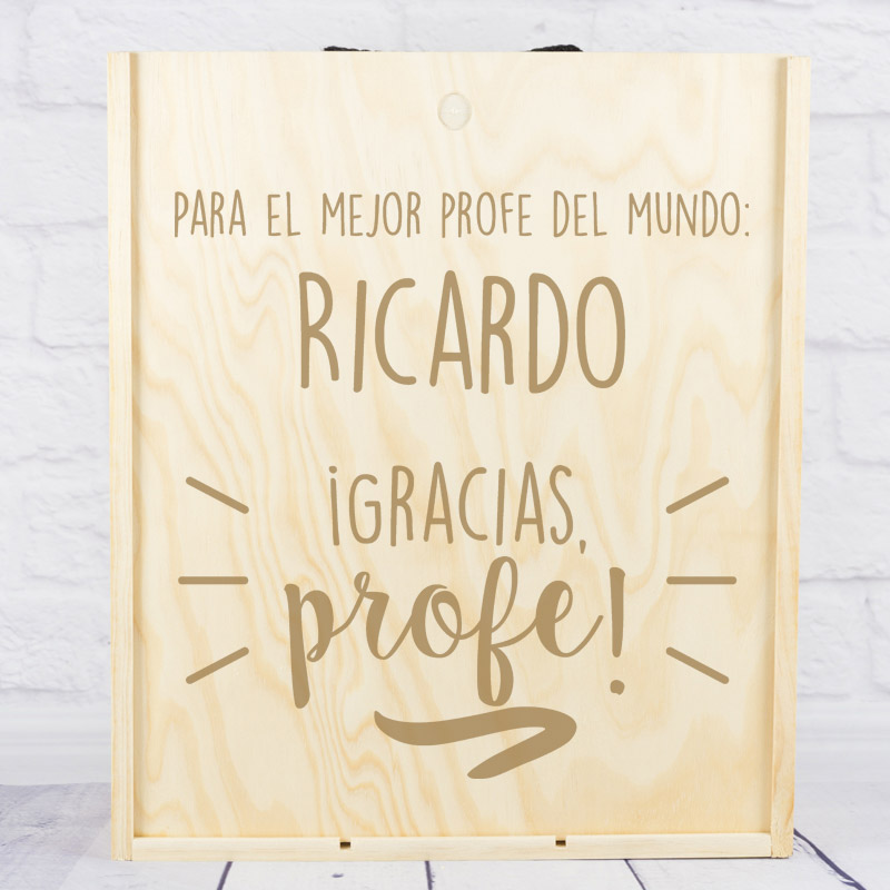 Regalos personalizados: Kits regalo: Kit gracias profe personalizado