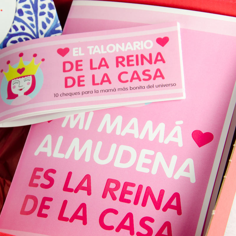 Regalos personalizados: Kits regalo: Kit mamá Reina de la casa personalizado
