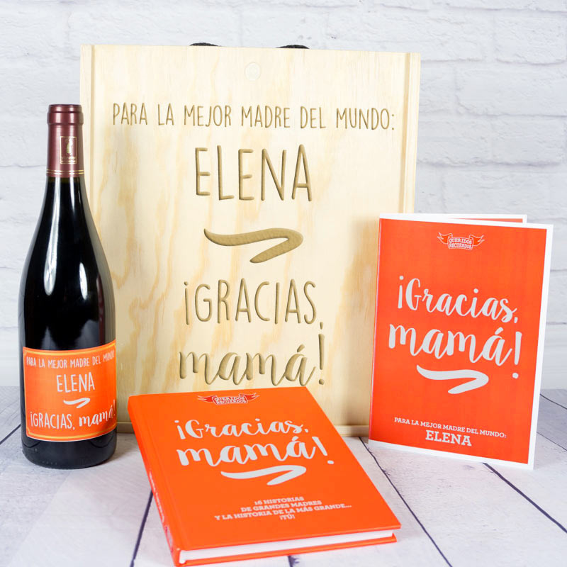 Regalos personalizados: Kits regalo: Kit gracias mamá personalizado