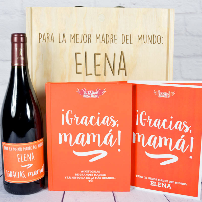 Regalos personalizados: Kits regalo: Kit gracias mamá personalizado