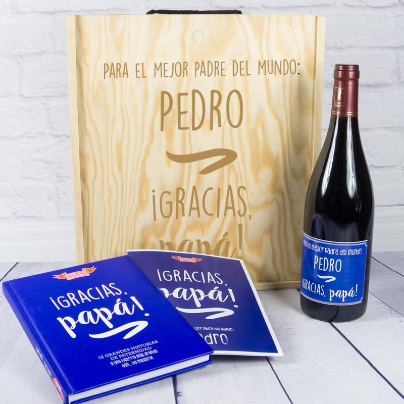 Regalos personalizados: Kits regalo: Kit gracias papá personalizado