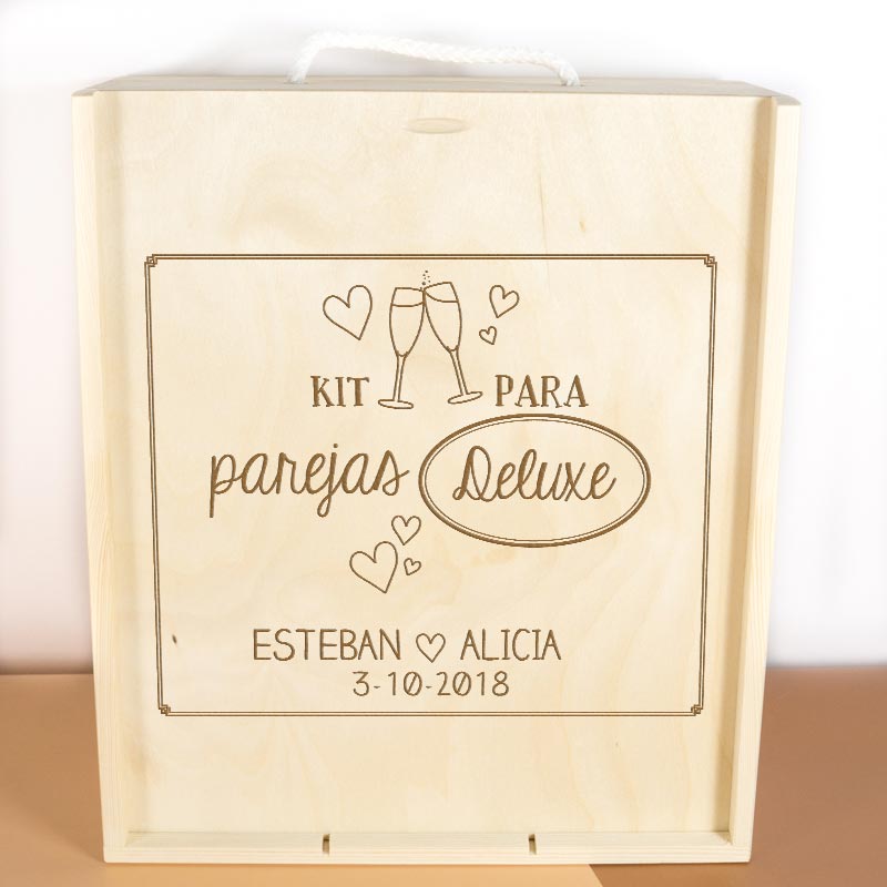 Regalos personalizados: Kits regalo: Kit para bodas personalizado Deluxe