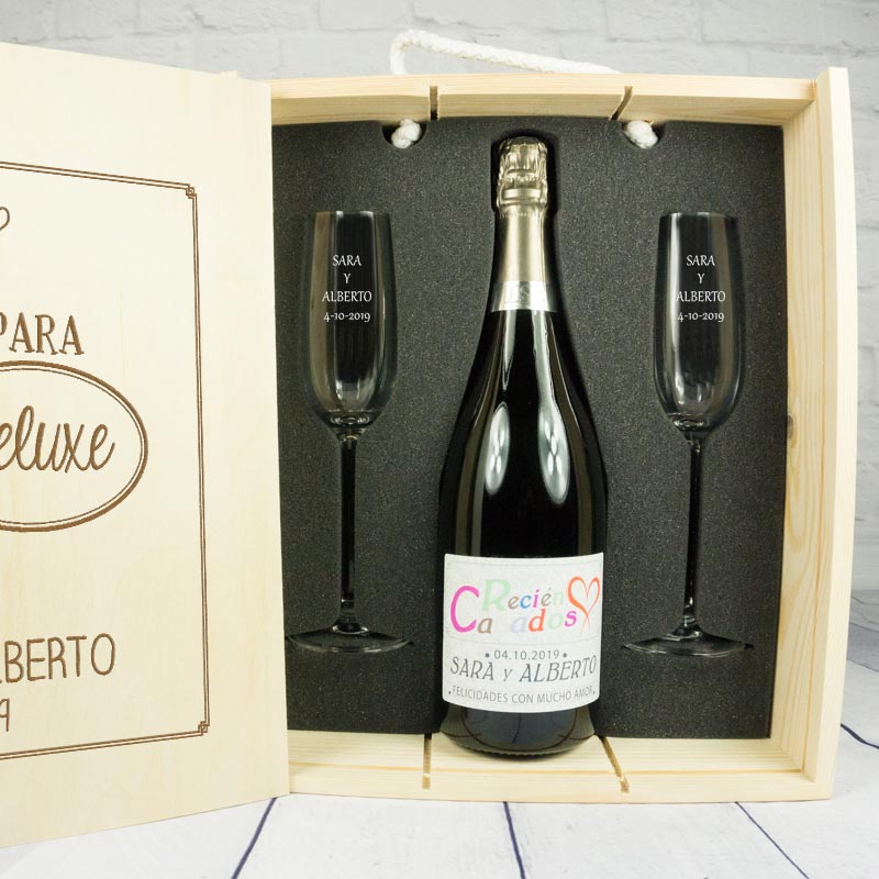 Regalos personalizados: Kits regalo: Kit para bodas personalizado Deluxe