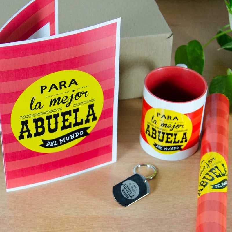 Kit abuela, kit pack regalo abuelas, regalos originales abuelas