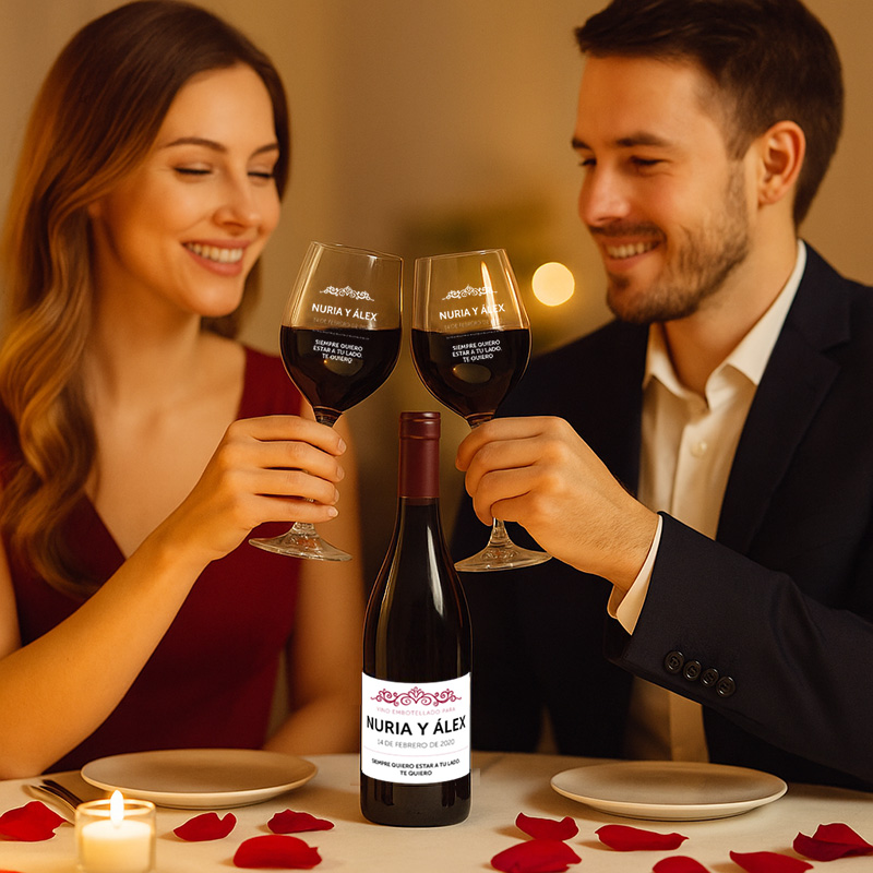 Regalos personalizados: Kits regalo: Kit para parejas personalizado