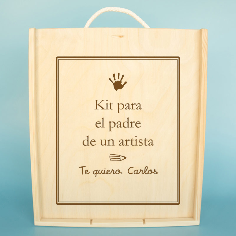 Regalos personalizados: Kits regalo: Kit personalizado 'Padre de un artista'