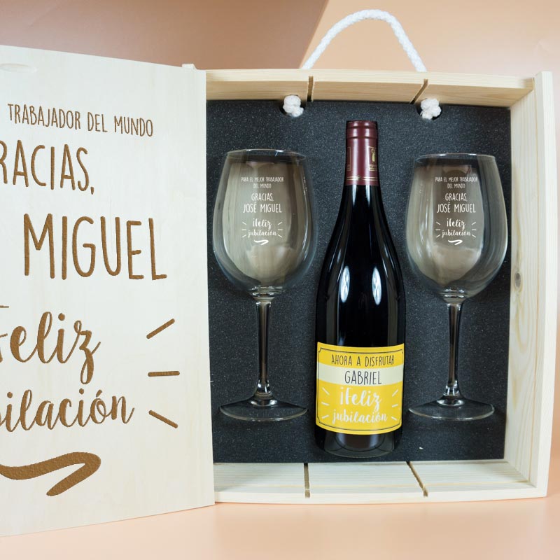 Regalos personalizados: Kits regalo: Kit personalizado para jubilación