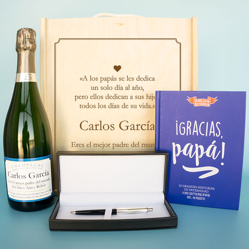 Regalos personalizados: Kits regalo: Kit personalizado VIP para padre