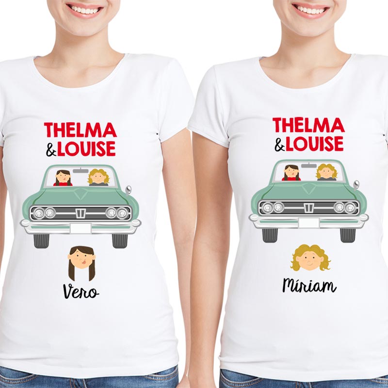 Regalos personalizados: Regalos con nombre: Kit 'Thelma y Louise' personalizado