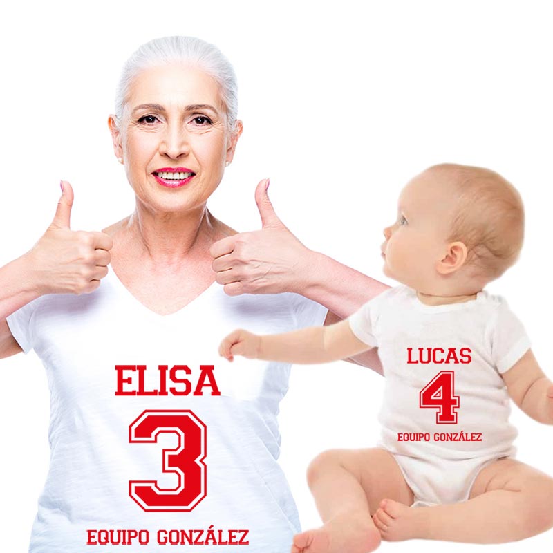 Regalos personalizados: Kits regalo: Kit "Un gran equipo" para abuelos y nietos