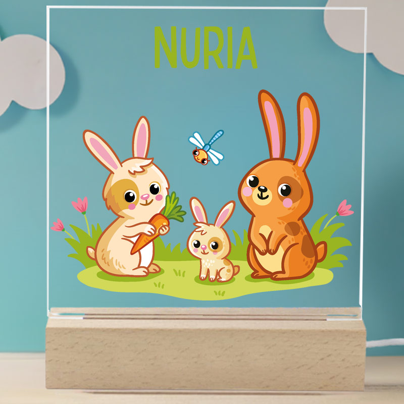 Regalos personalizados: Lámparas personalizadas: Lámpara infantil personalizada con nombre