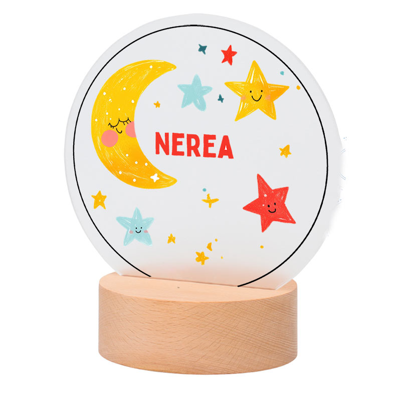 Regalos personalizados: Lámparas personalizadas: Lámpara personalizada infantil con nombre