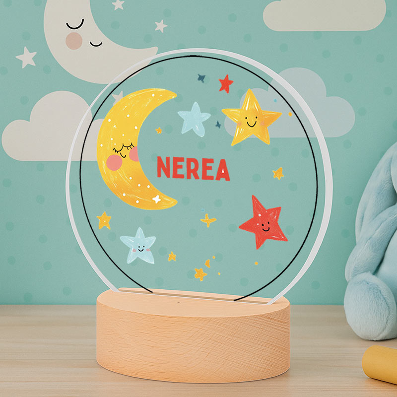 Regalos personalizados: Lámparas personalizadas: Lámpara personalizada infantil con nombre