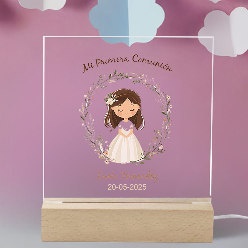 Regalos personalizados: Lámparas personalizadas: Lámpara personalizada 'Mi Primera Comunión'