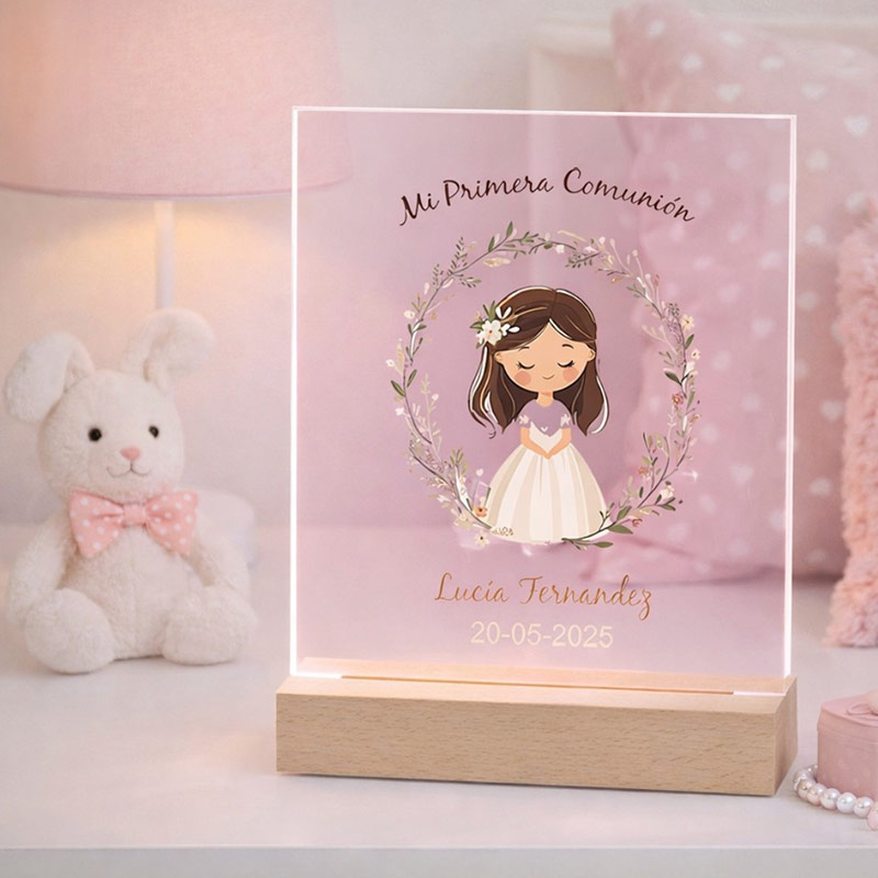 Regalos personalizados: Lámparas personalizadas: Lámpara personalizada 'Mi Primera Comunión' Regalos personalizados: Lámparas personalizadas: Lámpara personalizada 'Mi Primera Comunión'
