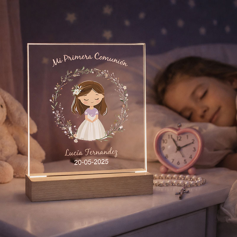 Regalos personalizados: Lámparas personalizadas: Lámpara personalizada 'Mi Primera Comunión' Regalos personalizados: Lámparas personalizadas: Lámpara personalizada 'Mi Primera Comunión'