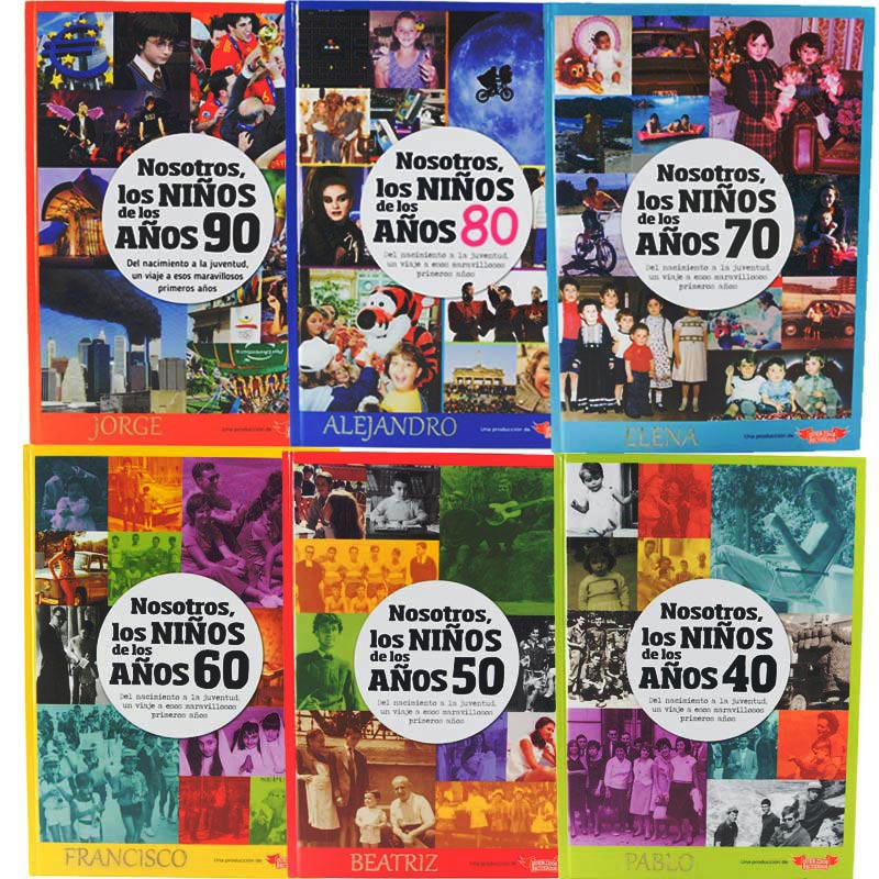 Regalos personalizados: Libros personalizados: Libro a&ntilde;o de nacimiento grabado