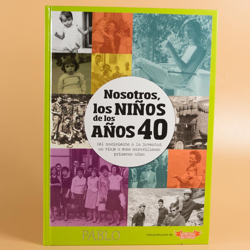 Regalos personalizados: Libros personalizados: Libro año de nacimiento grabado