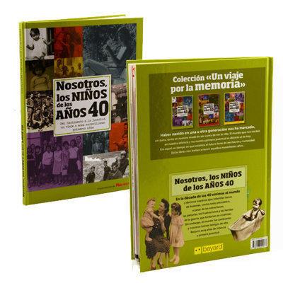 Regalos personalizados: Libros personalizados: Libro años 40 con tarjeta 1946 personalizada