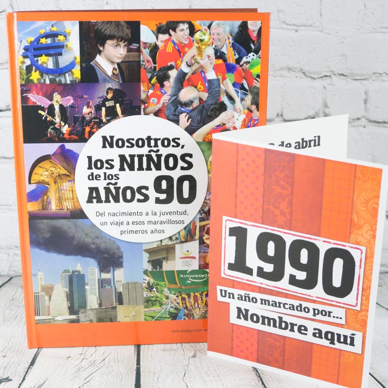 Regalos personalizados: Libros personalizados: Libro "Nosotros, los Niños de los años 90"