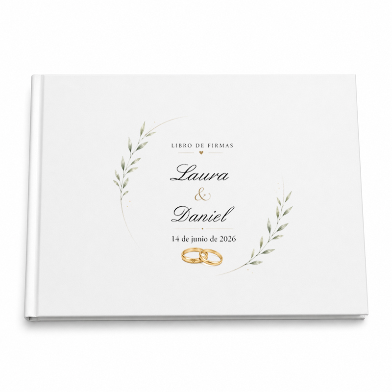Regalos personalizados: Top ventas: Libro de firmas de boda personalizado