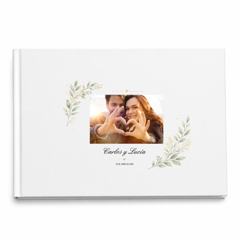 Regalos personalizados: Top ventas: Libro de firmas de boda personalizado con foto