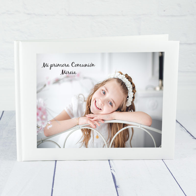Regalos personalizados: Libros personalizados: Libro de firmas personalizado para Comunión