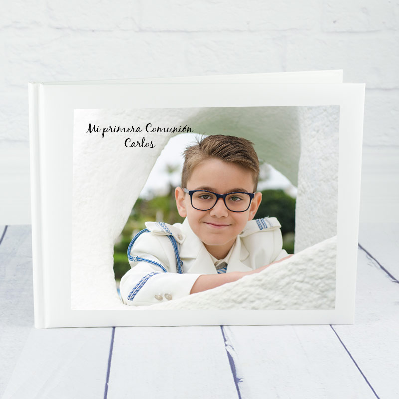 Regalos personalizados: Libros personalizados: Libro de firmas personalizado para Comunión