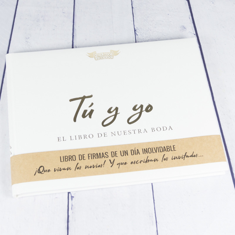 Libro de firmas: Tú y yo, el libro de nuestra boda