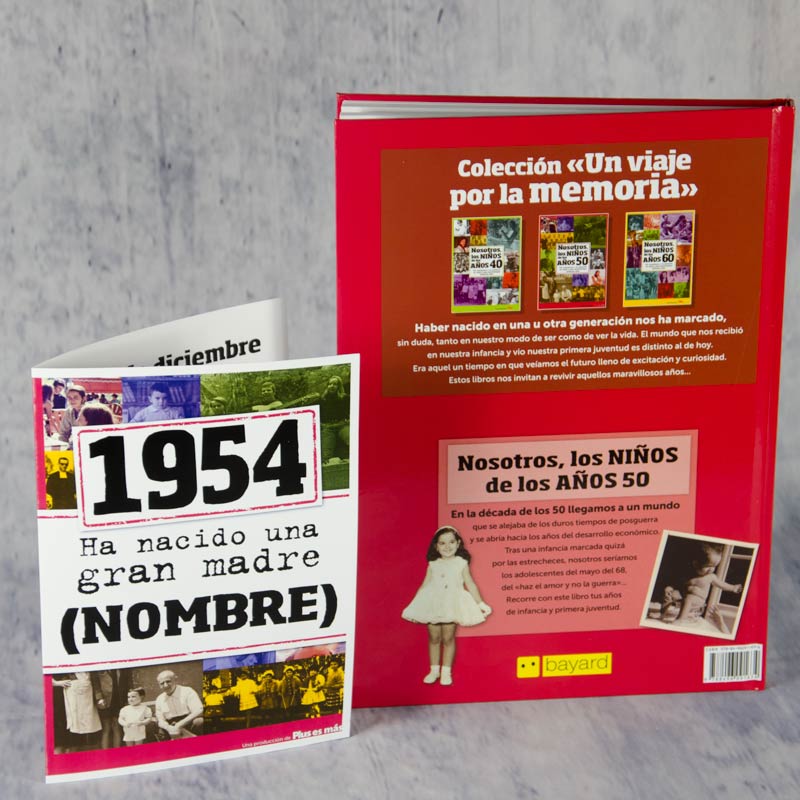 Regalos personalizados: Libro de nacimiento 1950 "Una gran madre": Libro de nacimiento 1950 "Una gran madre"