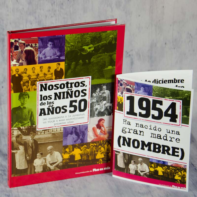 Regalos personalizados: Libro de nacimiento 1950 "Una gran madre": Libro de nacimiento 1950 "Una gran madre"