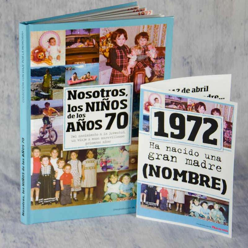 Regalos personalizados: Libro de nacimiento 1970 "Una gran madre": Libro de nacimiento 1970 "Una gran madre"