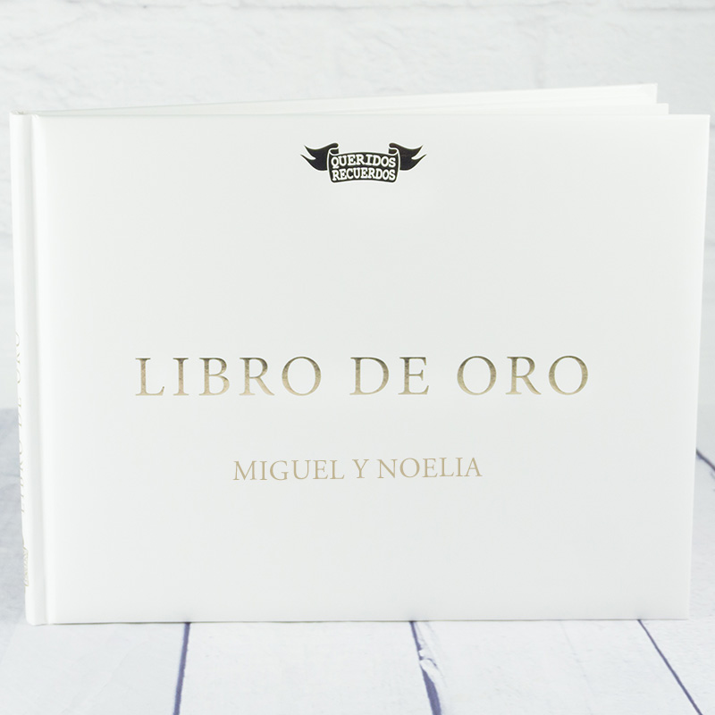 Regalos personalizados: Libros personalizados: Libro de Oro grabado