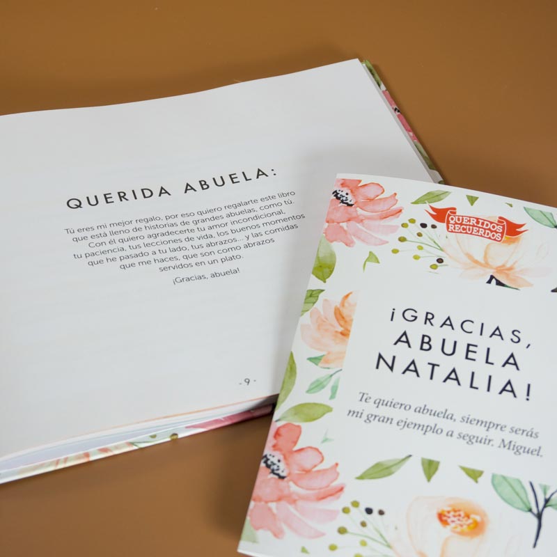 Regalos personalizados: Regalos con nombre: Libro ¡Gracias, abuela! con tarjeta