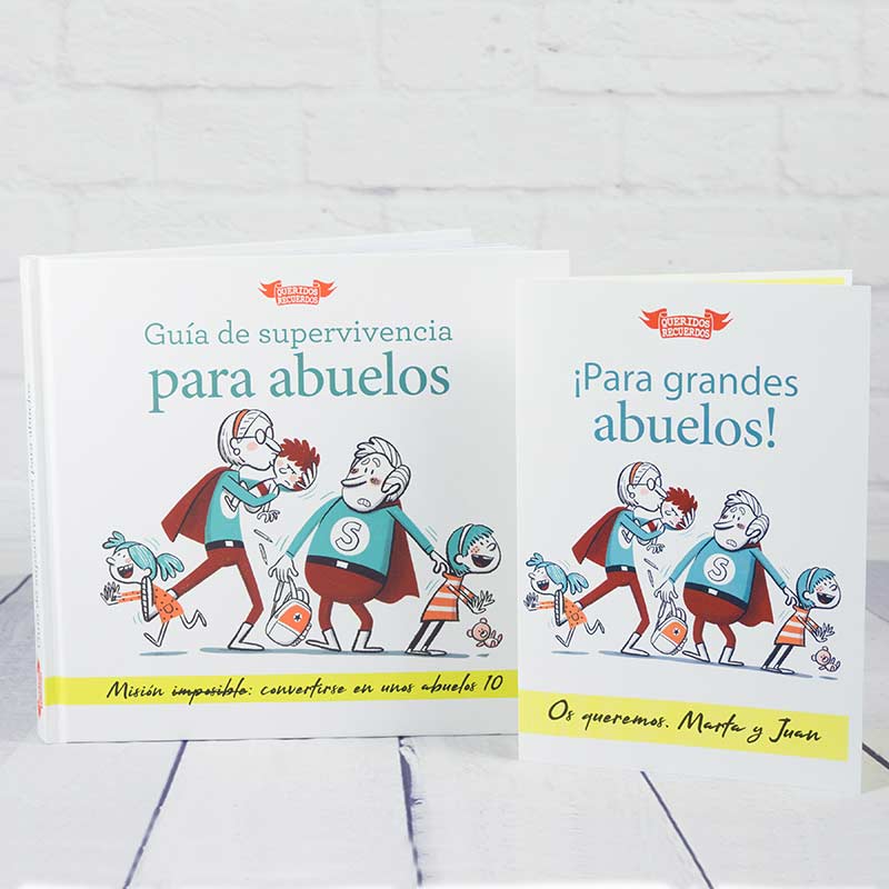 Regalos personalizados: Regalos con nombre: Libro Guía de Supervivencia para abuelos