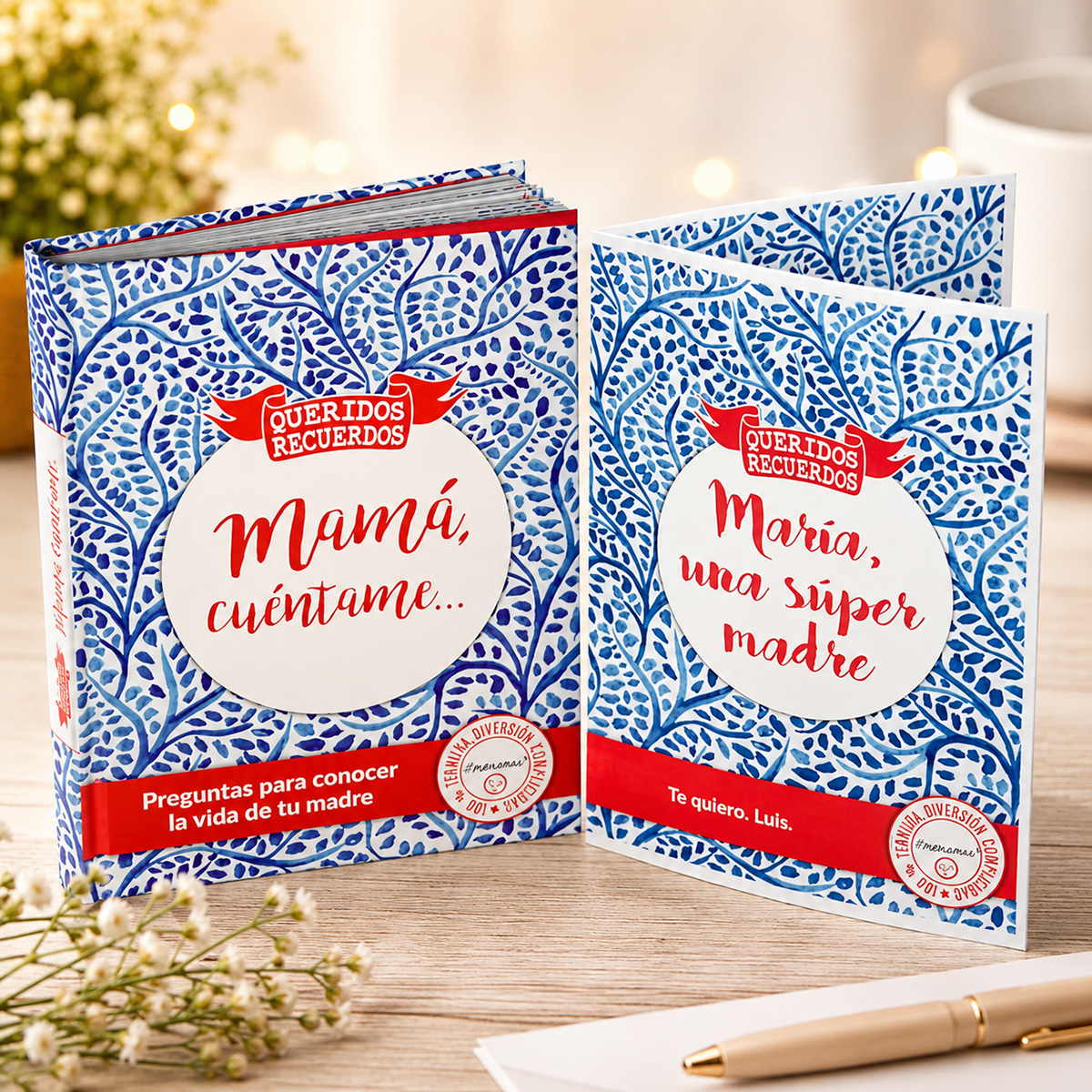 Libro Mam&aacute; cu&eacute;ntame con tarjeta personalizada