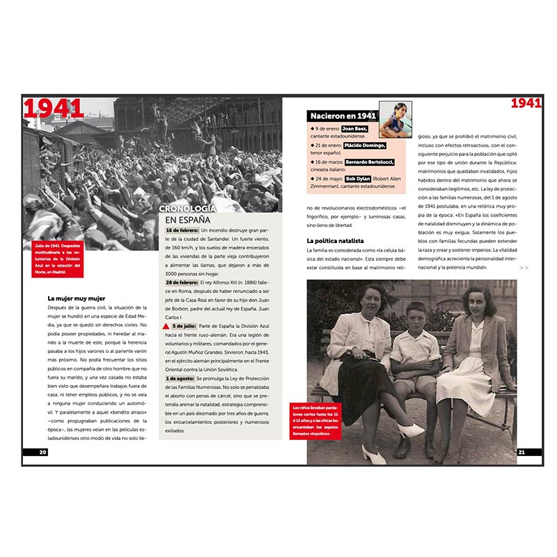 Regalos personalizados: Libros personalizados: Libro "Nosotros, los Ni&ntilde;os de los a&ntilde;os 40"