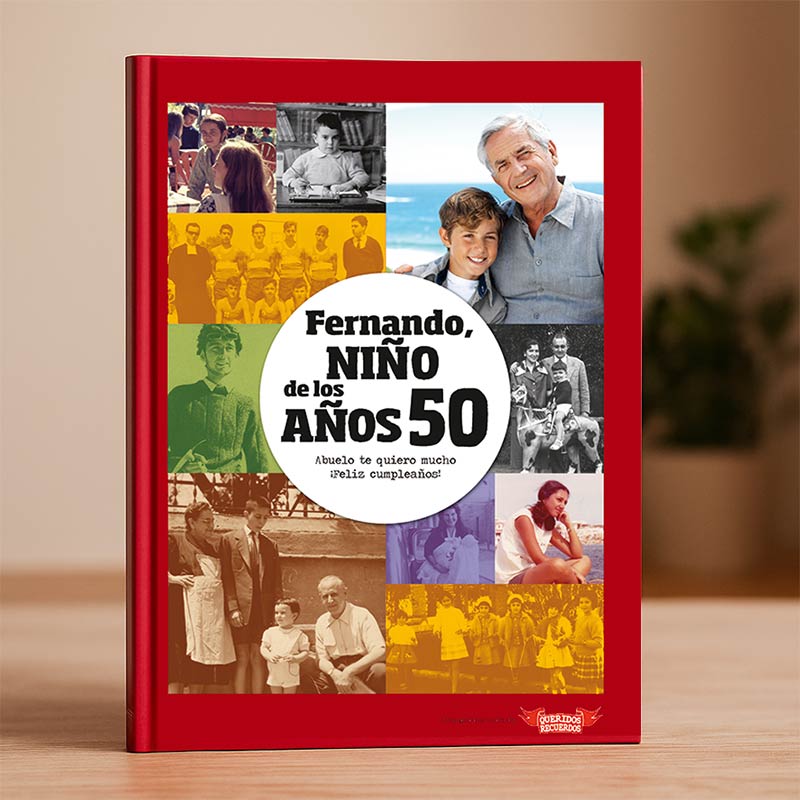 Regalos personalizados: Libros personalizados: Libro "Nosotros, los Niños de los años 50" personalizado