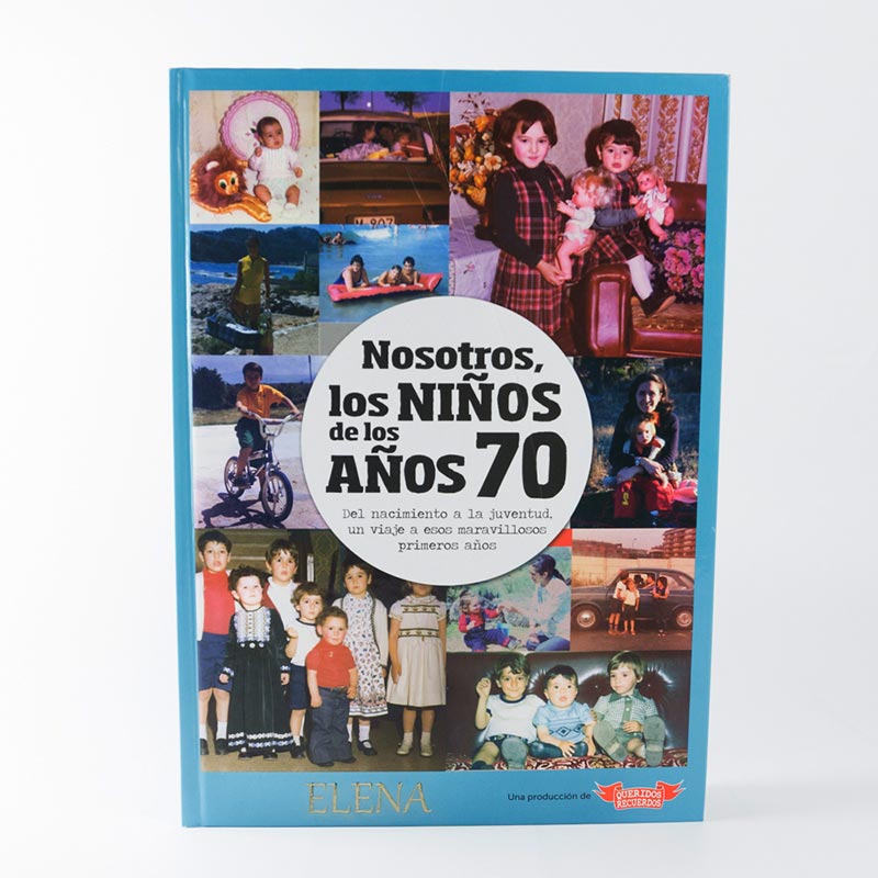 Regalos personalizados: Libros personalizados: Libro "Nosotros, los Niños de los años 70" grabado