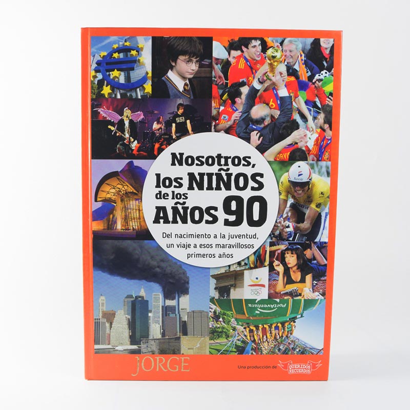 Regalos personalizados: Top ventas: Libro "Nosotros, los Niños de los años 90" grabado