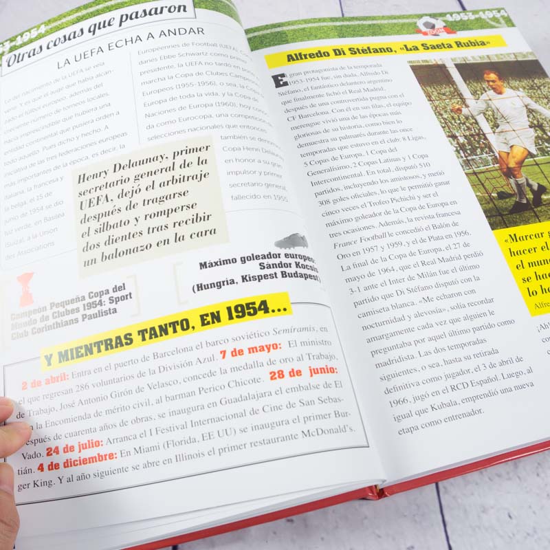 Regalos personalizados: Regalos con nombre: Libro para futboleros nacidos en 1954