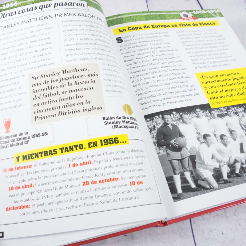 Regalos personalizados: Regalos con nombre: Libro para futboleros nacidos en 1956